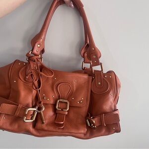Authentic Chloe paddington brown Leather Handbag